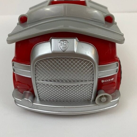 Paw Patrol Marshall Firefighter Pup Red Expandable Fire Truck Vehicle Toy Set - Picture 6 of 11